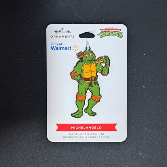 Teenage Mutant Ninja Turtles Michelangelo Hallmark Exclusive Christmas Ornament - Picture 2 of 4